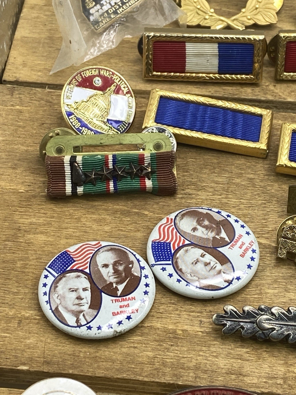 Vintage – Modern 50 Piece Presidential & Militaria Lot