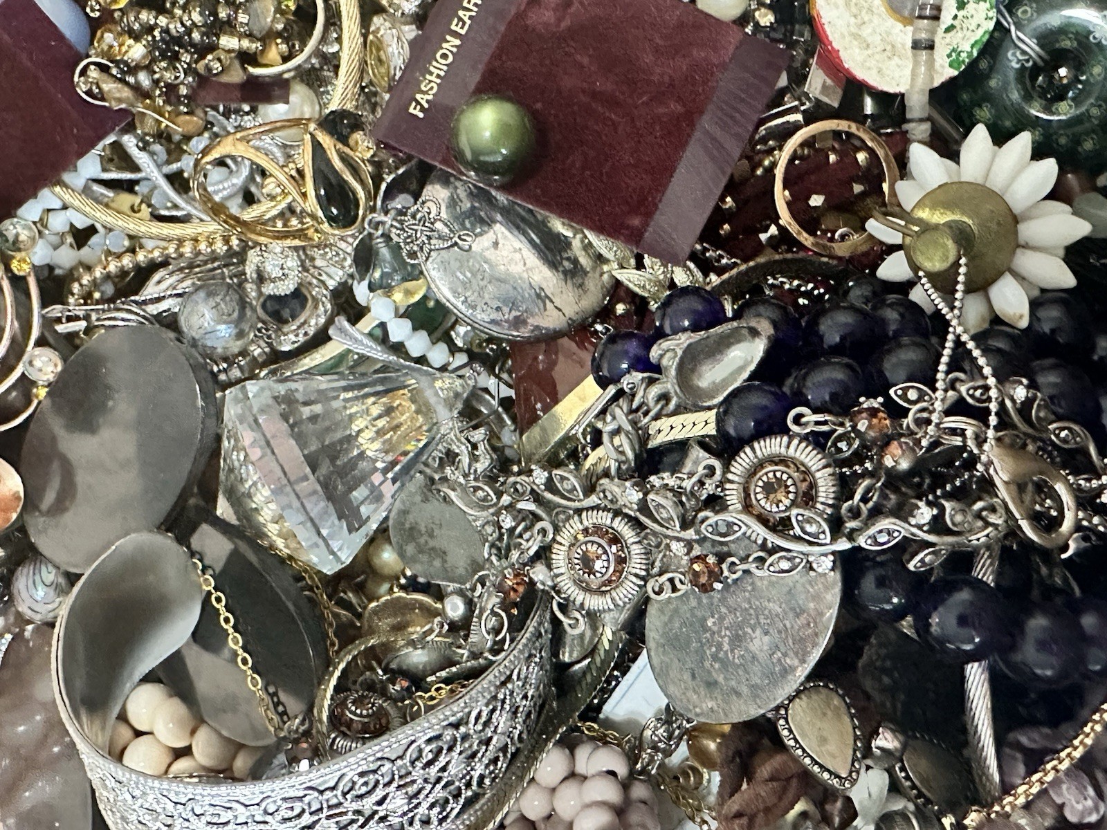 Vintage To Now Junk Drawer Jewelry Lot Unsearched Untested 15 Pounds – AM1