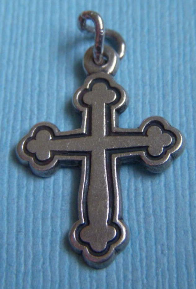 Retired James Avery cross sterling charm