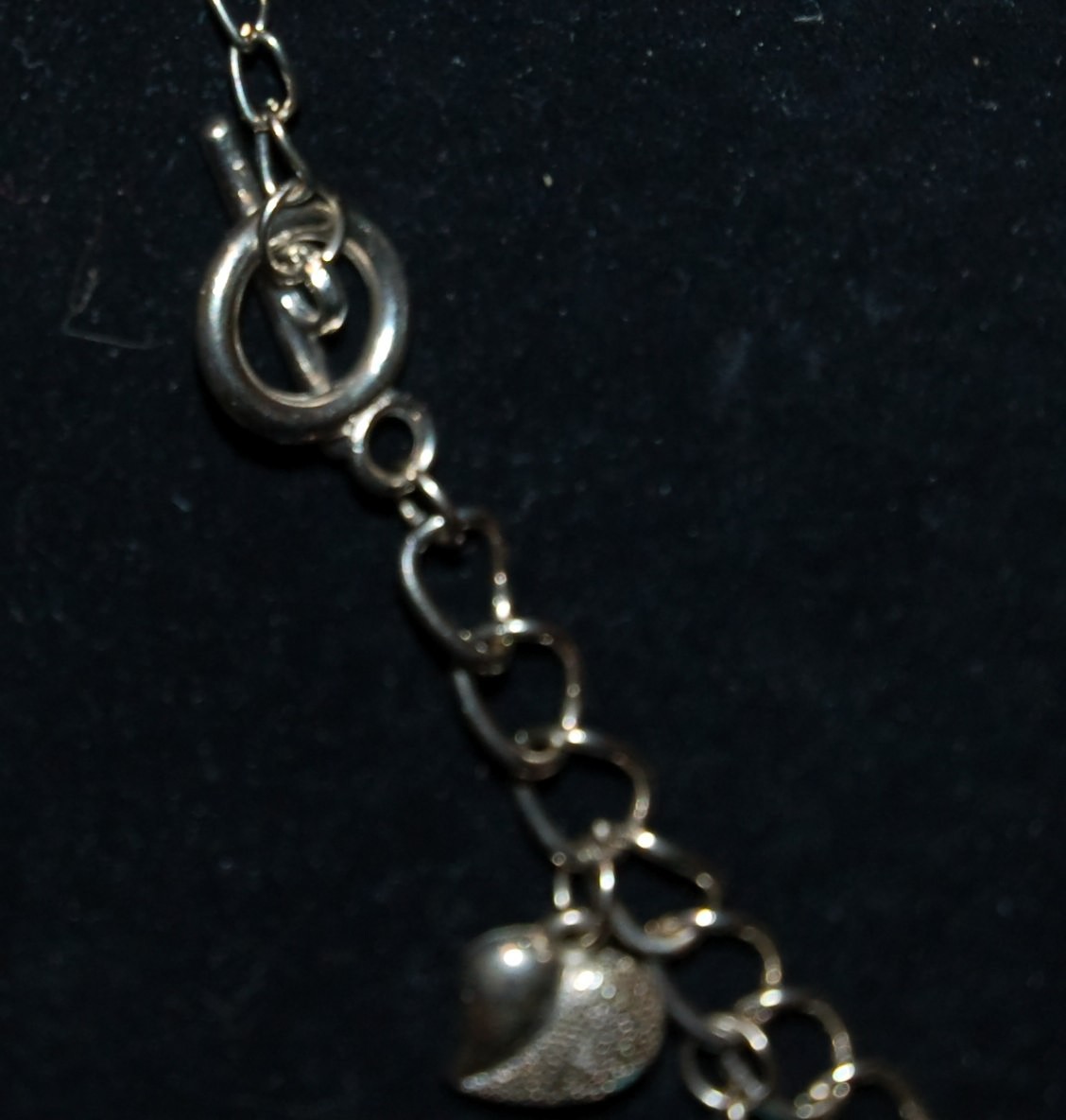 VINTAGE JEWELRY Necklace Stainless Steel Chain Love Hearts