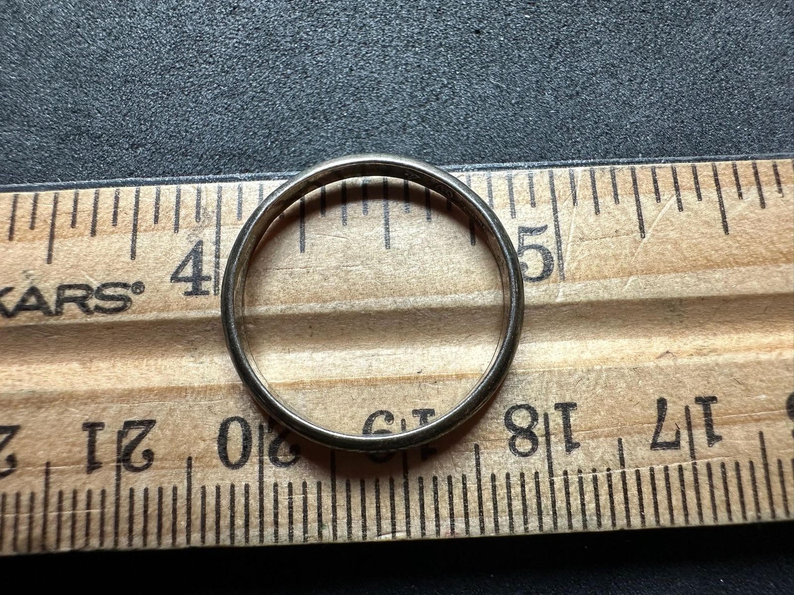 1.56g Vintage Sterling Silver 925 Simple Band Ring Minimalist Stackable Size 9 M