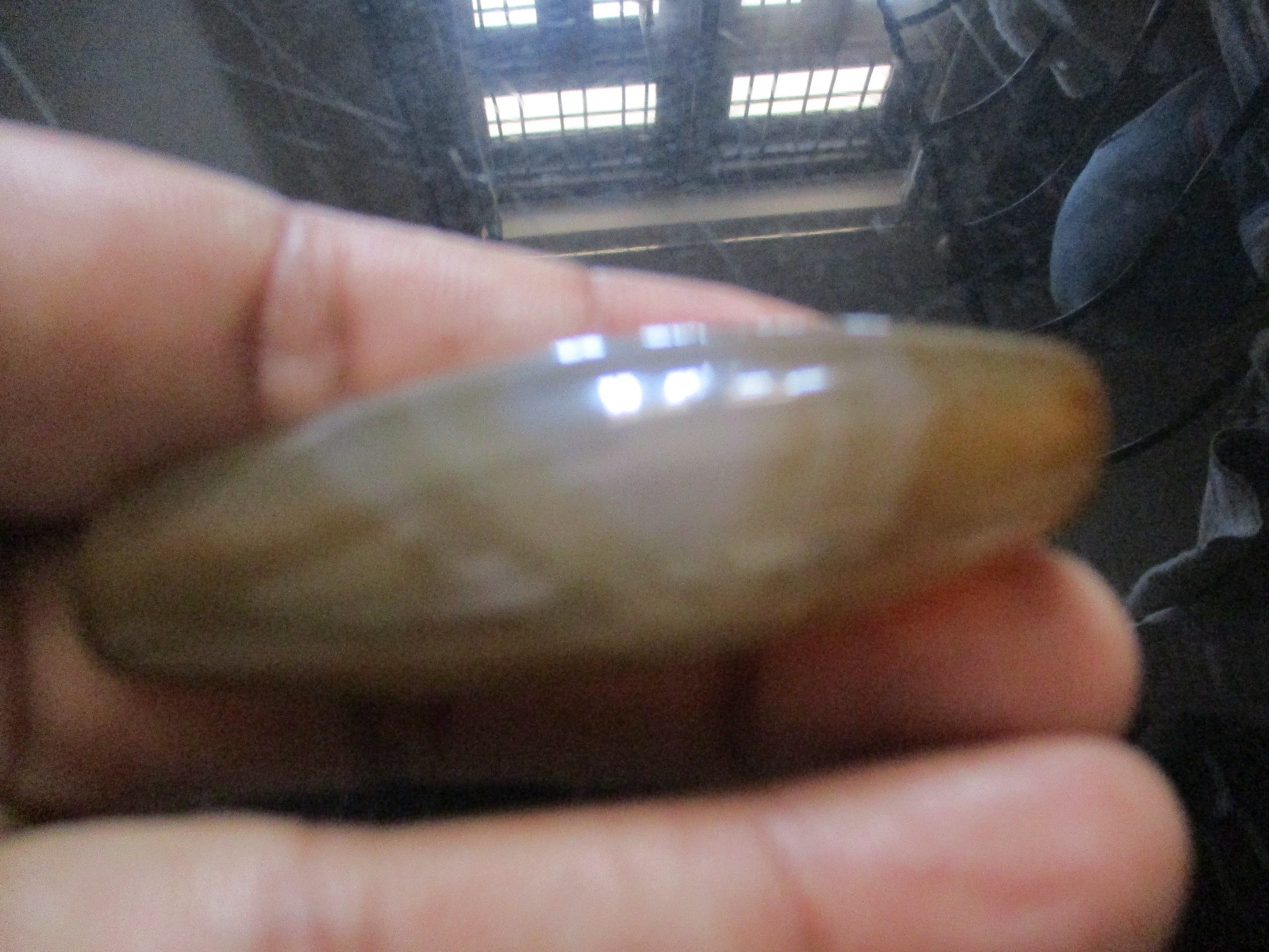 Sulamani Elongated Bead Agate Antique 56 * 20 mm, 29.28 Gms