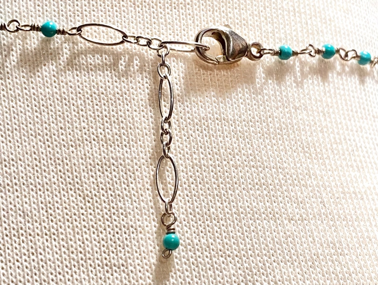 Camilee Designs Sterling Silver Turquoise Multi Gemstone Briolette Necklace Box