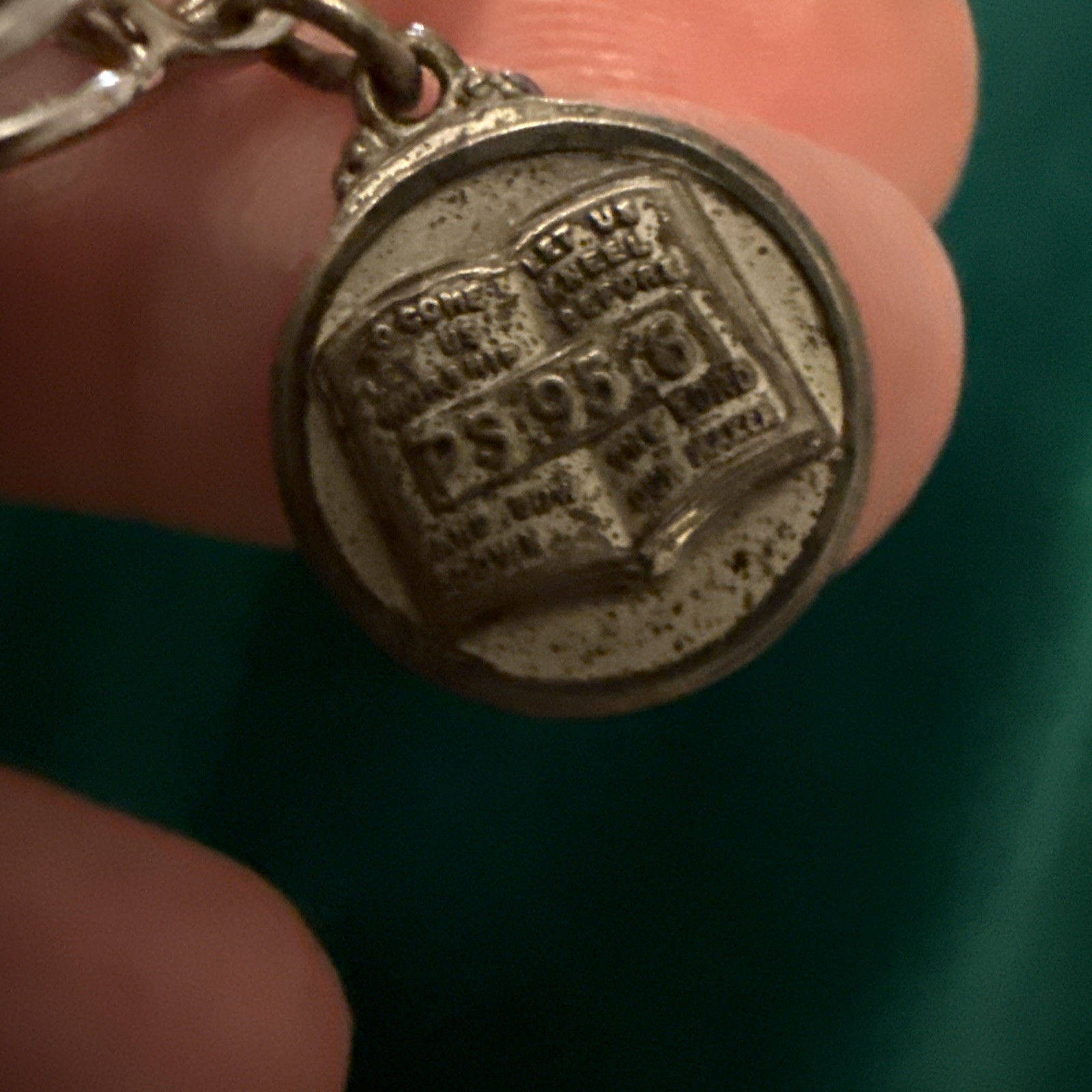 Vintage 925 Sterling Silver Charm Bracelet Loaded 7 Charms