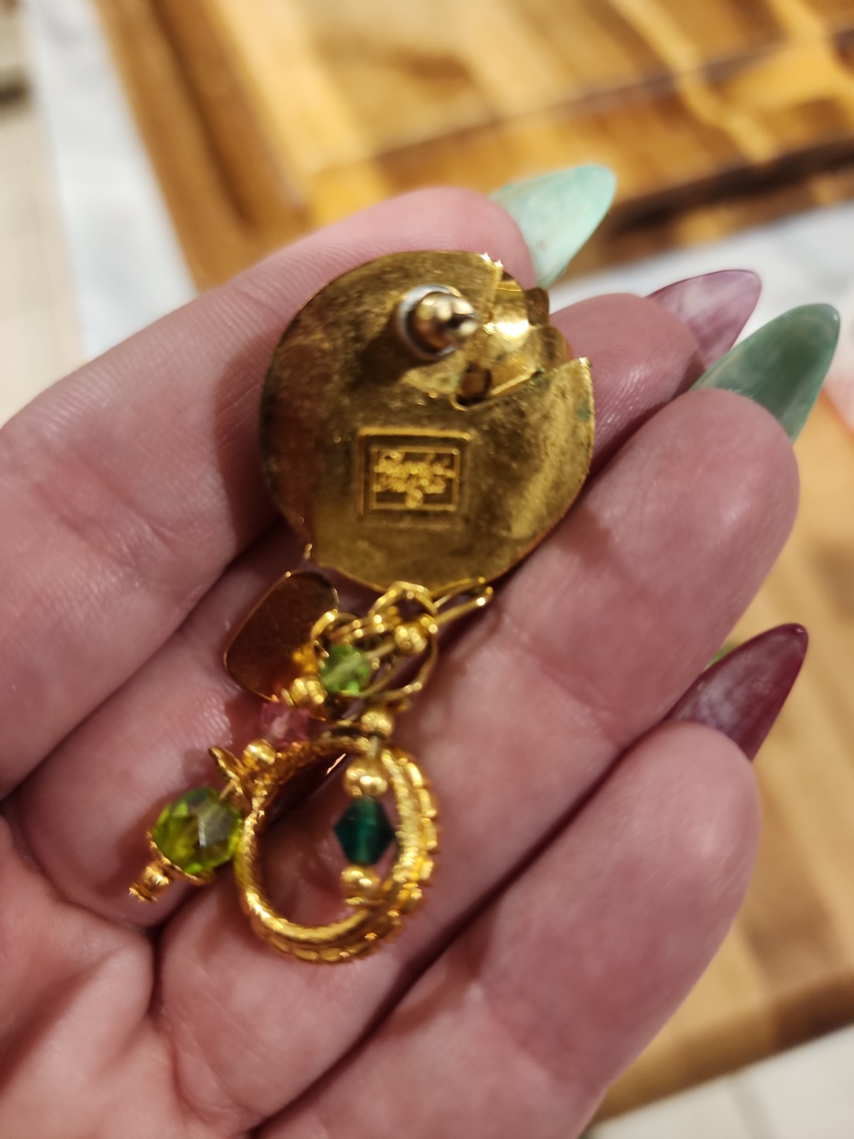 Lunch At The Ritz Frog Legs Earrings