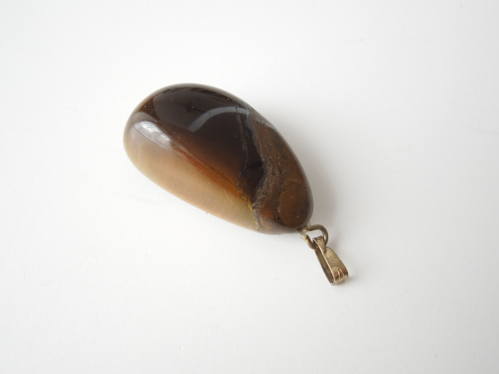 Hawk Eye Pendant? 7.2 G/3.5 X 1.5 Cm