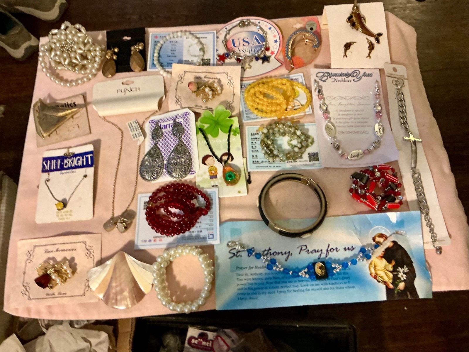 jewelry assortment lot of various pieces some vintage