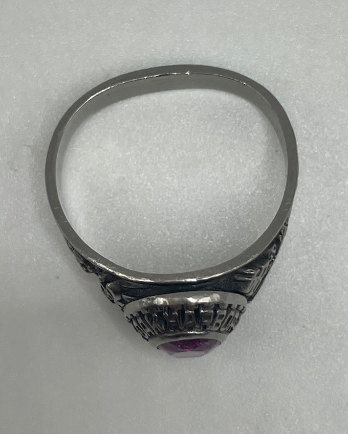 Balfour Celestrium 1984 Oak Harbor HS Class Ring Iridescent Stone Sz 9.5 Women’s
