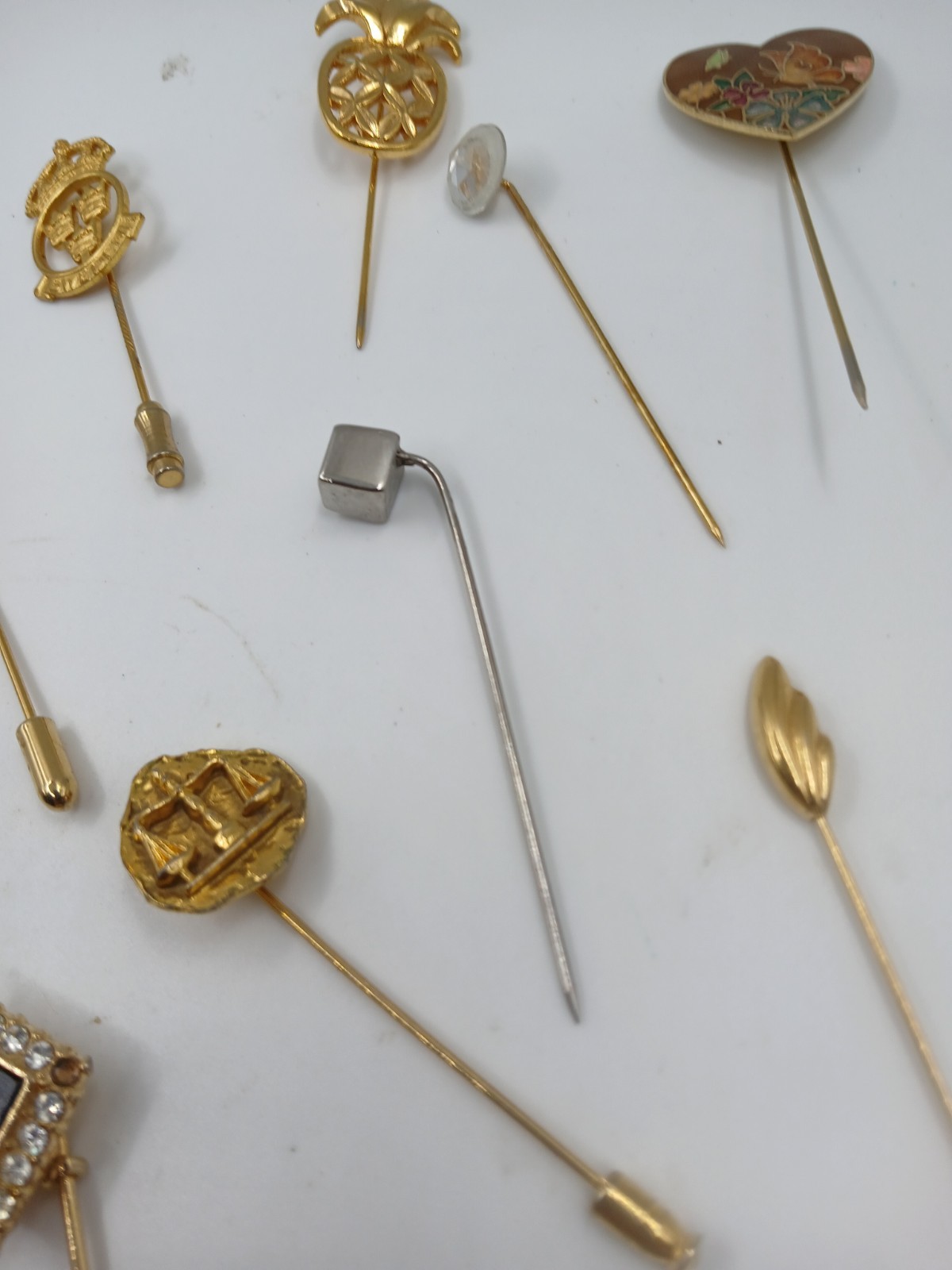 Wholesale Lot of Assorted Vintage Hat Pins. Lady Bug. Rhinestones and More