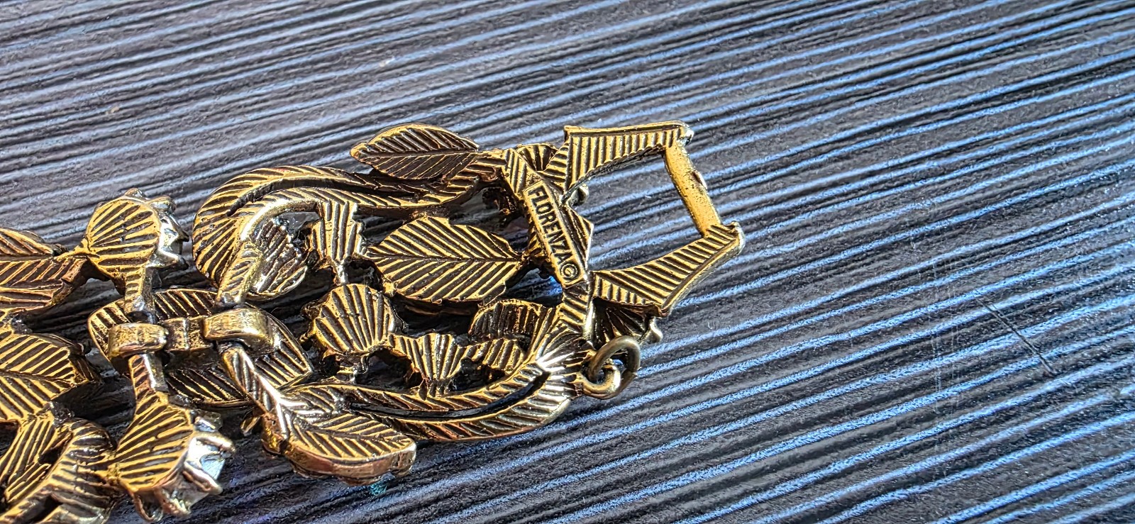 Gorgeous Signed Florenza Ladies Bracelet (With Retail Tag) AND Brooch