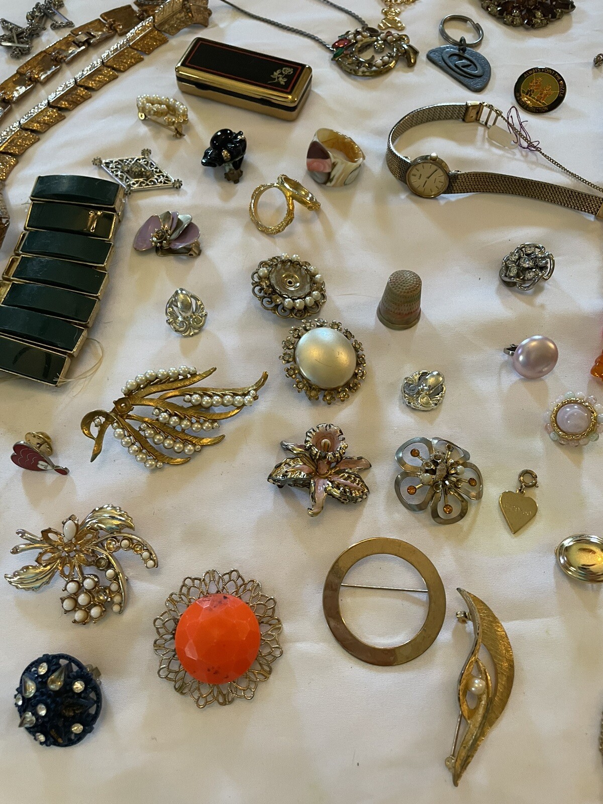 Jewelry Lot Huge Vintage to Now Junk Drawer Craft Repair Some Wear 100 PCs