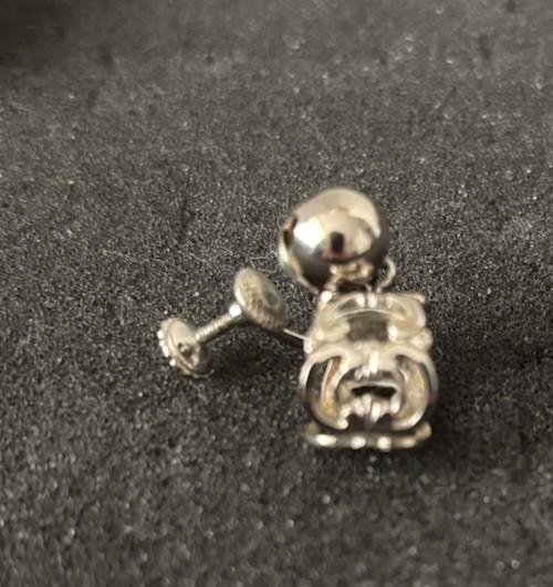 Vintage Screw on Metal Cuff Earrings