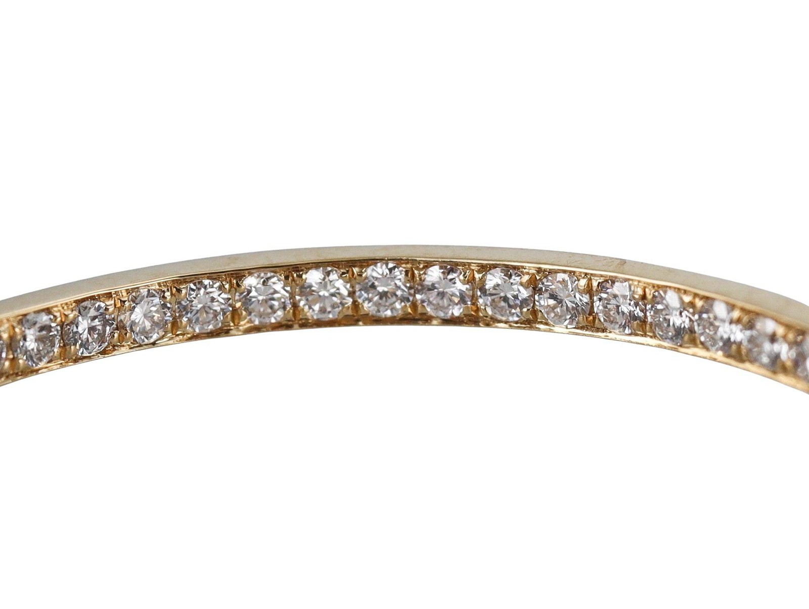 Memoire by Hearts on Fire 18k Gold Diamond Hoops Earrings