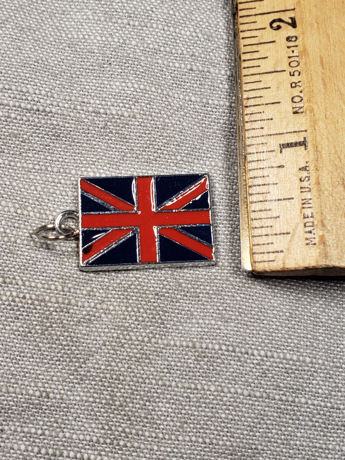 Union Jack British Flag United Kingdom Pendant Charm Beautiful C42