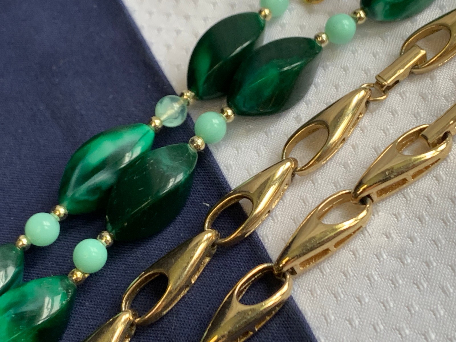 Vtg Costume Jewelry Lot Heidi Klum Trifari Rhinestone Pearl Lucite Bead