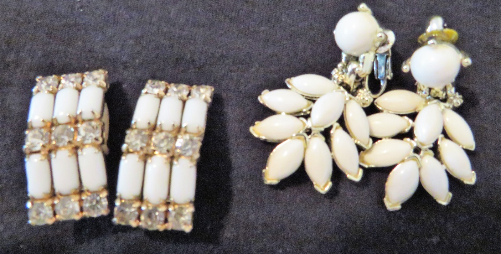 VINTAGE LOT 9 Signed Earrings RARE Kramer Renoir Matisse C. Stein Monet Coro