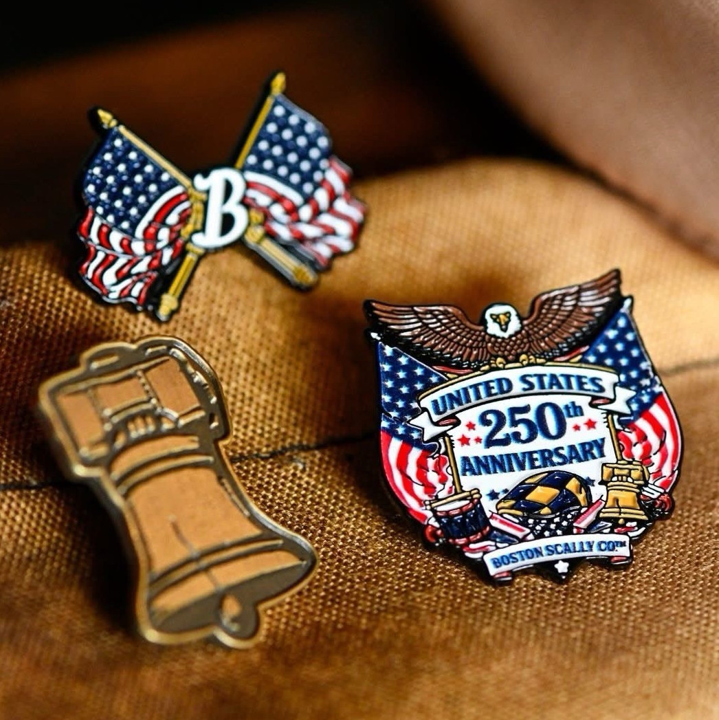 Boston Scally Co Complete set Of The 250th Anniversary Pins! HTF! PREORDER