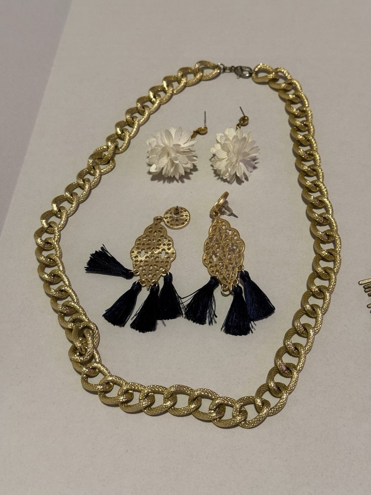 Lot Of Various Costume Jewlery As Pictured – One Vtg J.Crew Necklace