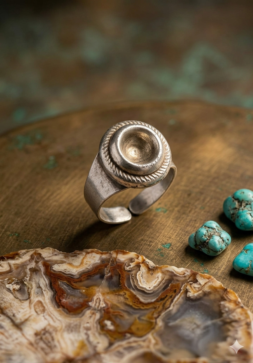 Vintage Silver Dome Ring – Timeless, Elegant Design, Perfect for Any Occasion!