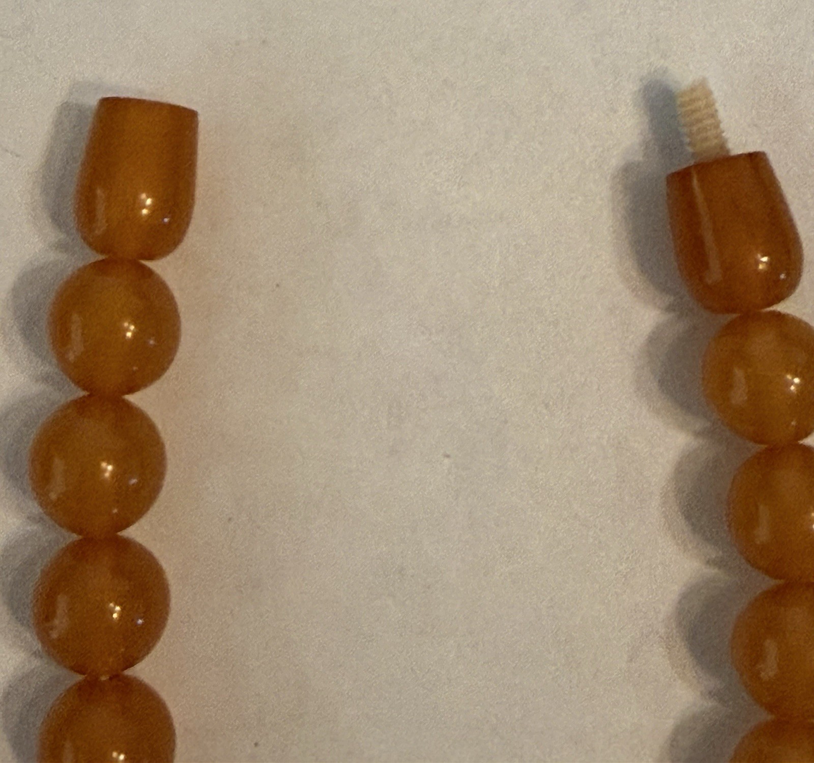 Butterscotch Egg Yolk Amber Graduated Round Beads Necklace 9.65mm-15.53mm 31.3g