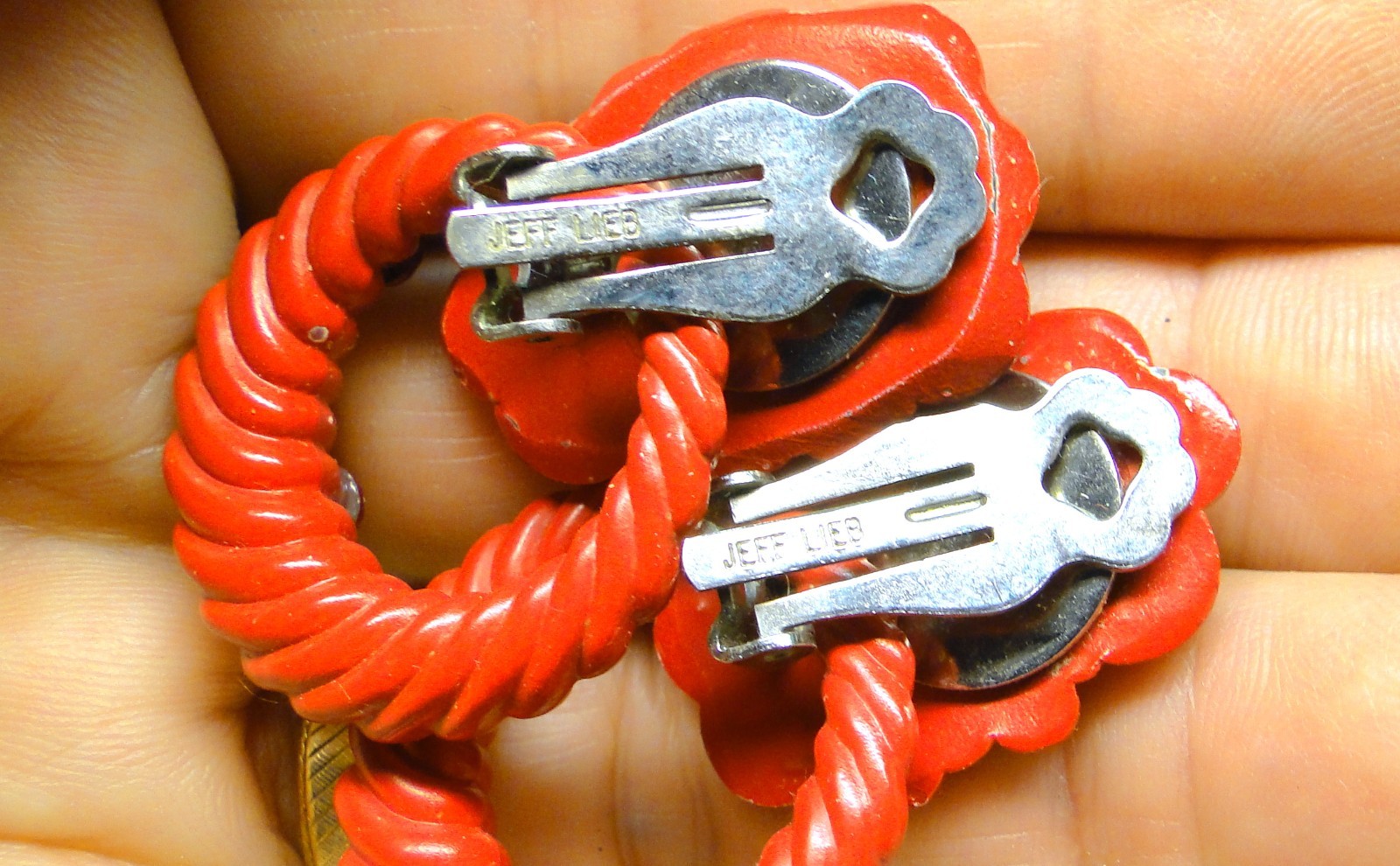 Vintage Earrings 11pr 80s Doorknocker Jeff Lieb Dangle Retro Hoop Lot
