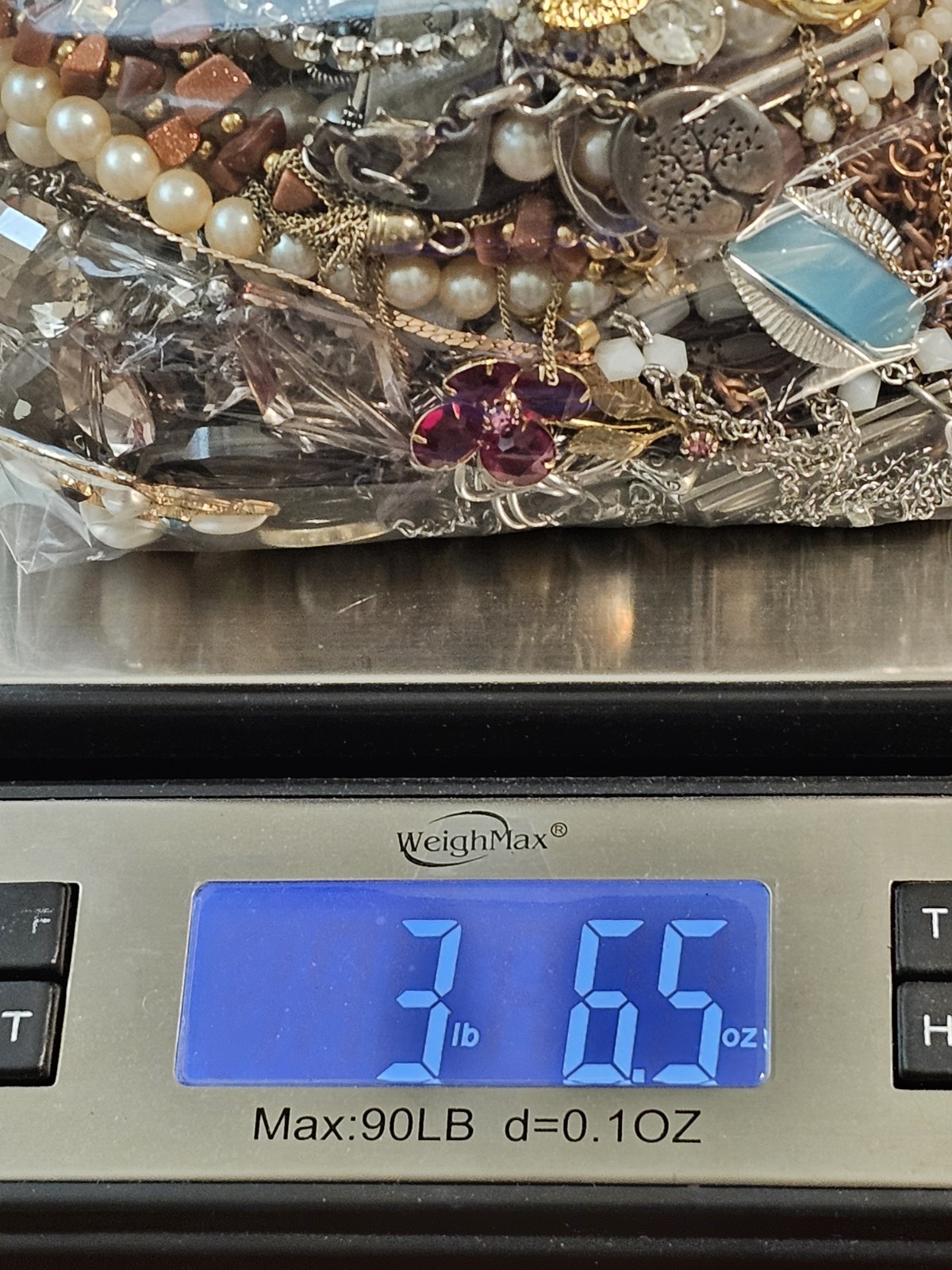 Mixed Wearable Jewelry Lot 26B Bag Vintage to Modern All Wearable 3 Lb 6 oz