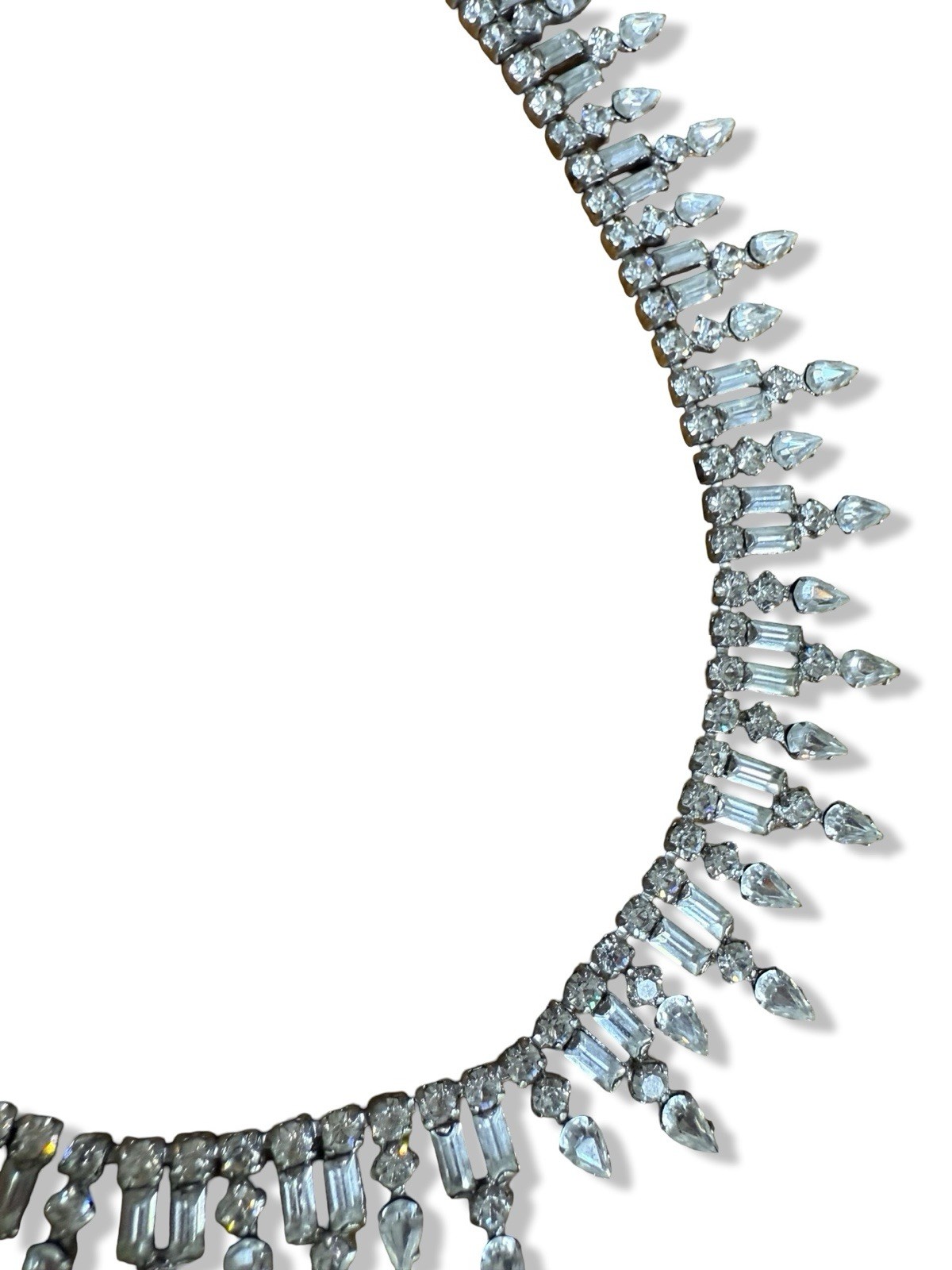 Kramer Of Ny Vintage Rhinestone Necklace