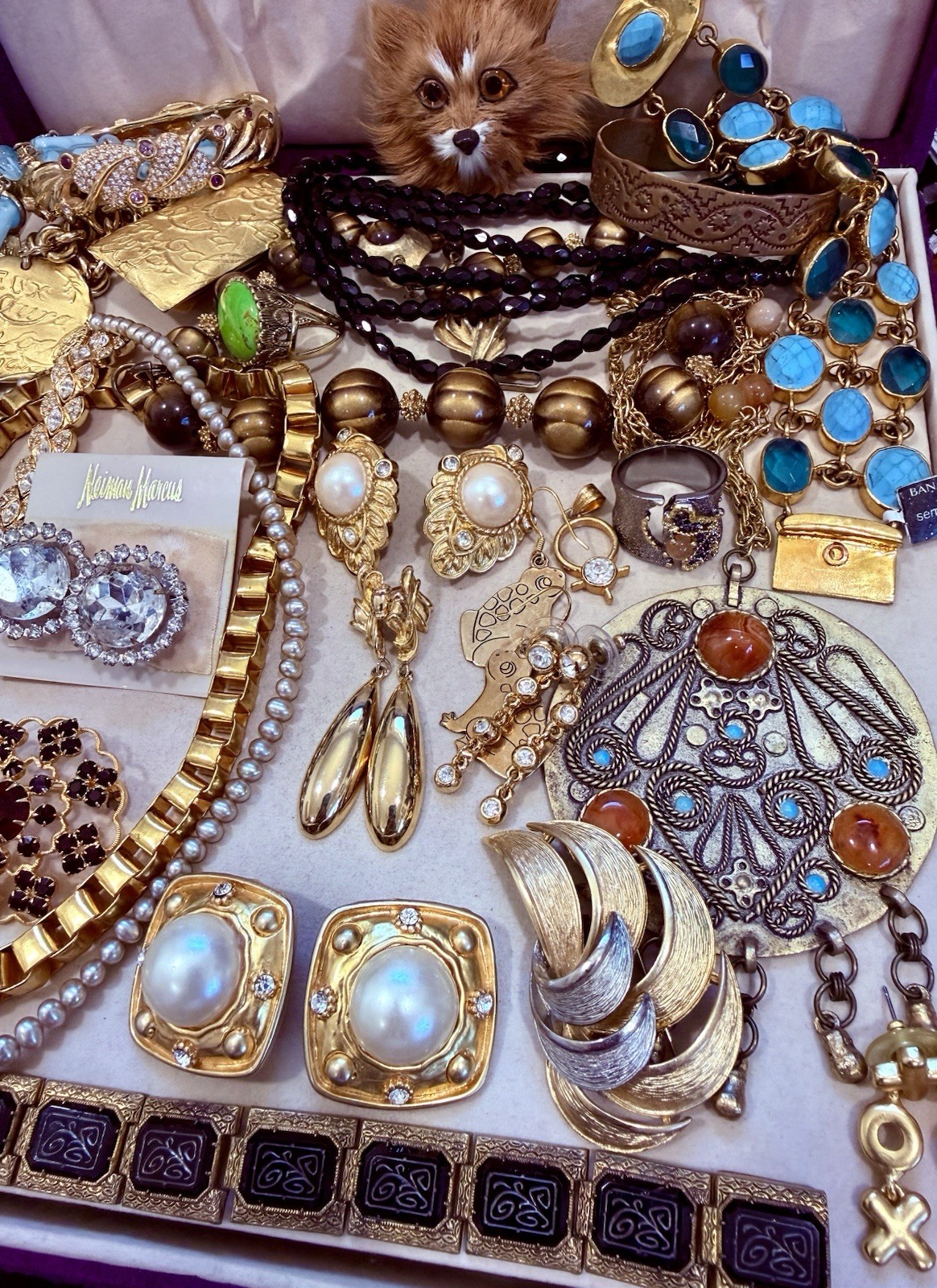 Vintage Antique Jewelry Lot! Rhinestones! Givenchy, Trifari & More! Rare!