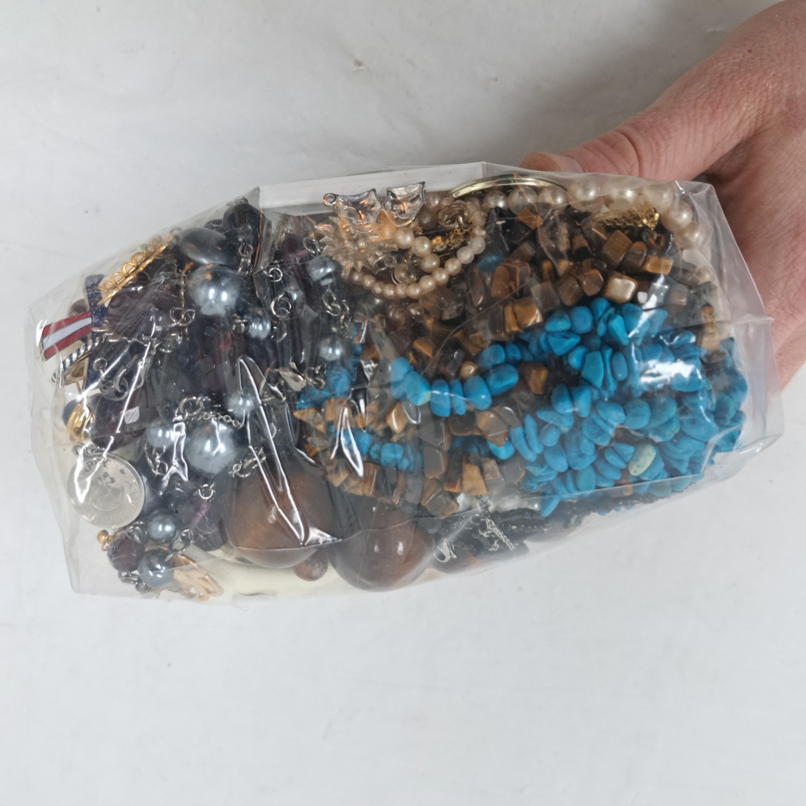 Bag Old Unsearched Jewelry Lot Vintage Estate Find Junk Drawer