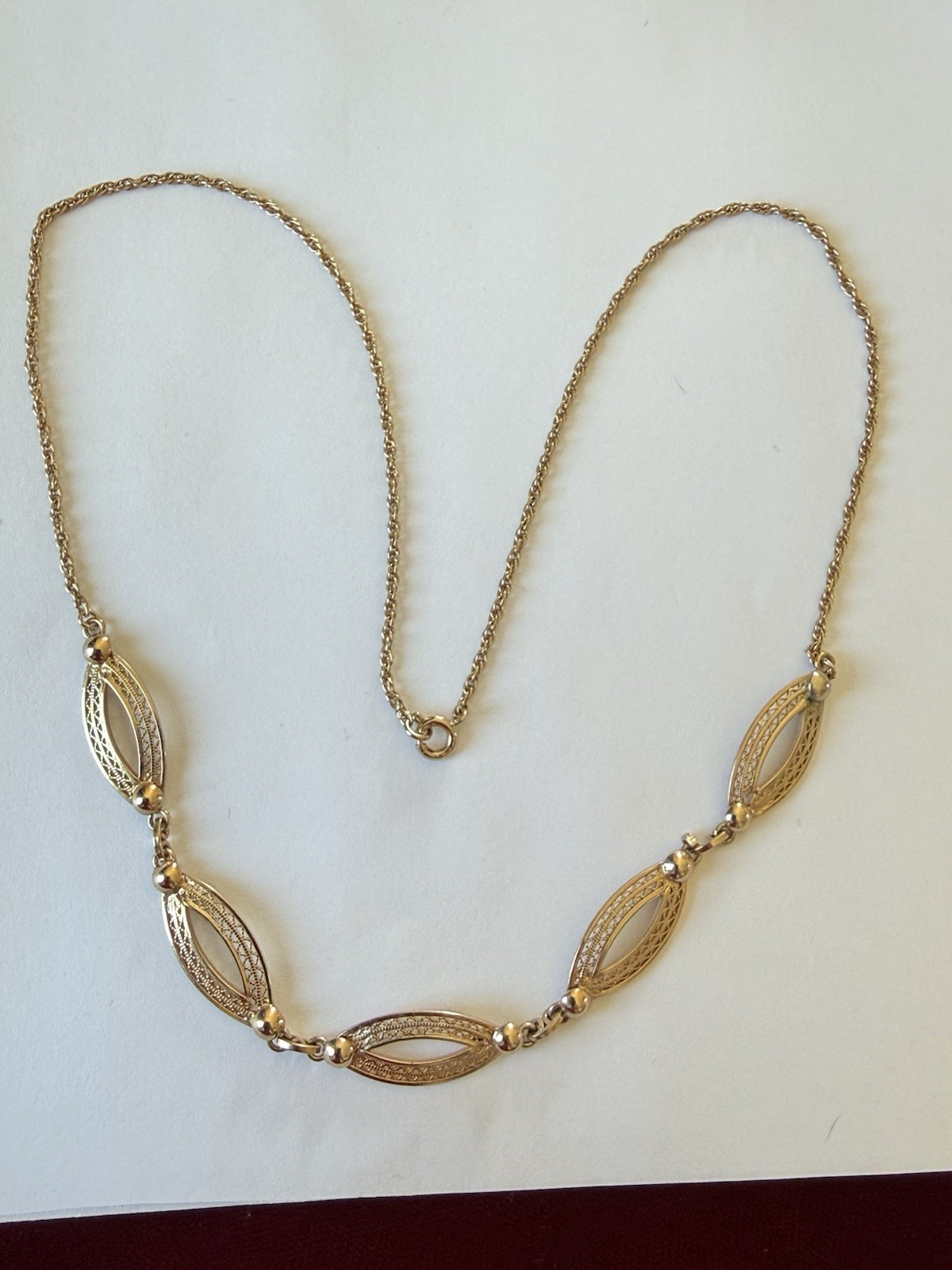 12 Kt GF 18” Necklace Gold Filled Signed LEE
