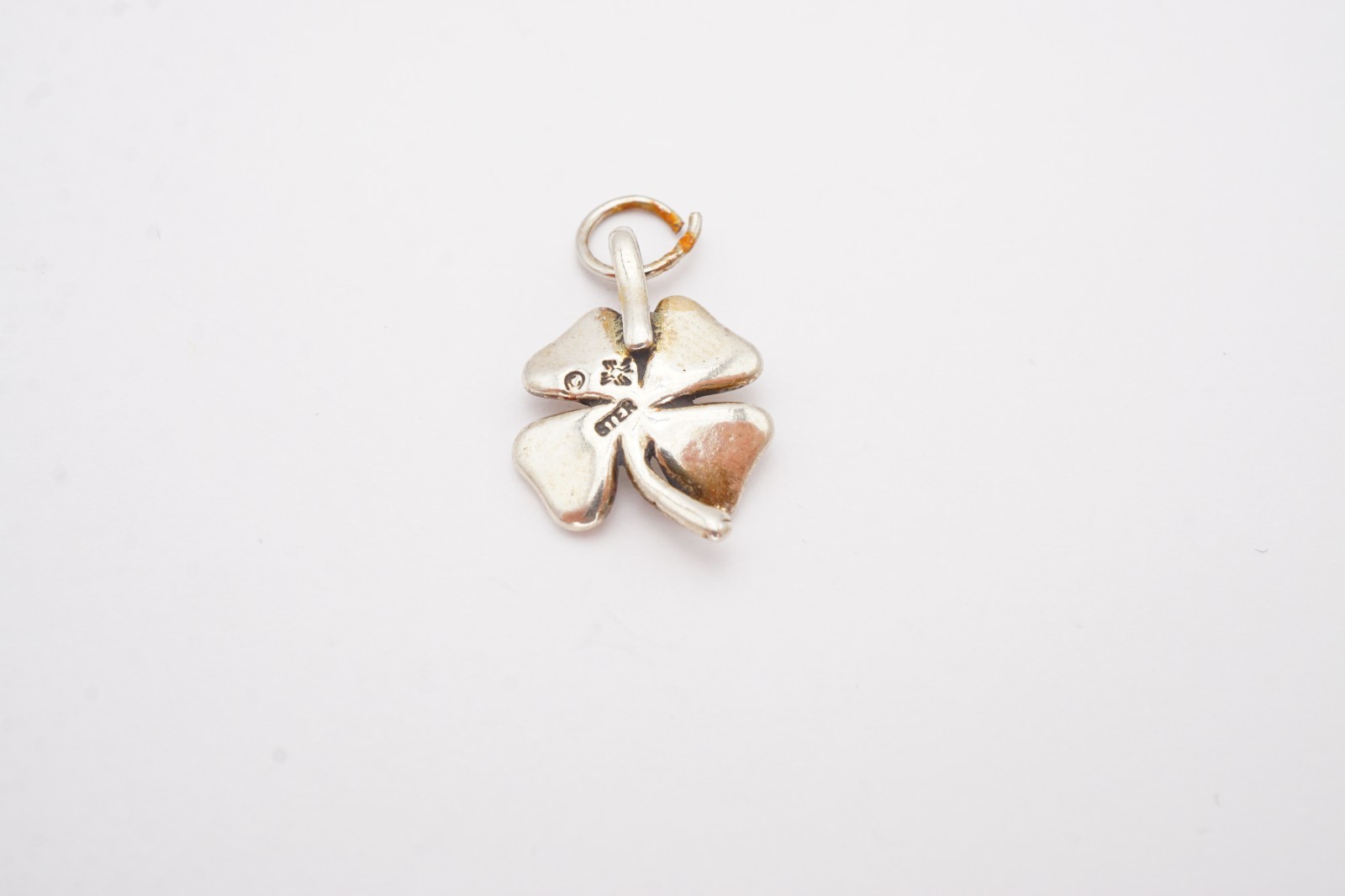 Vintage Sterling Silver 925 Four Leaf Clover Charm