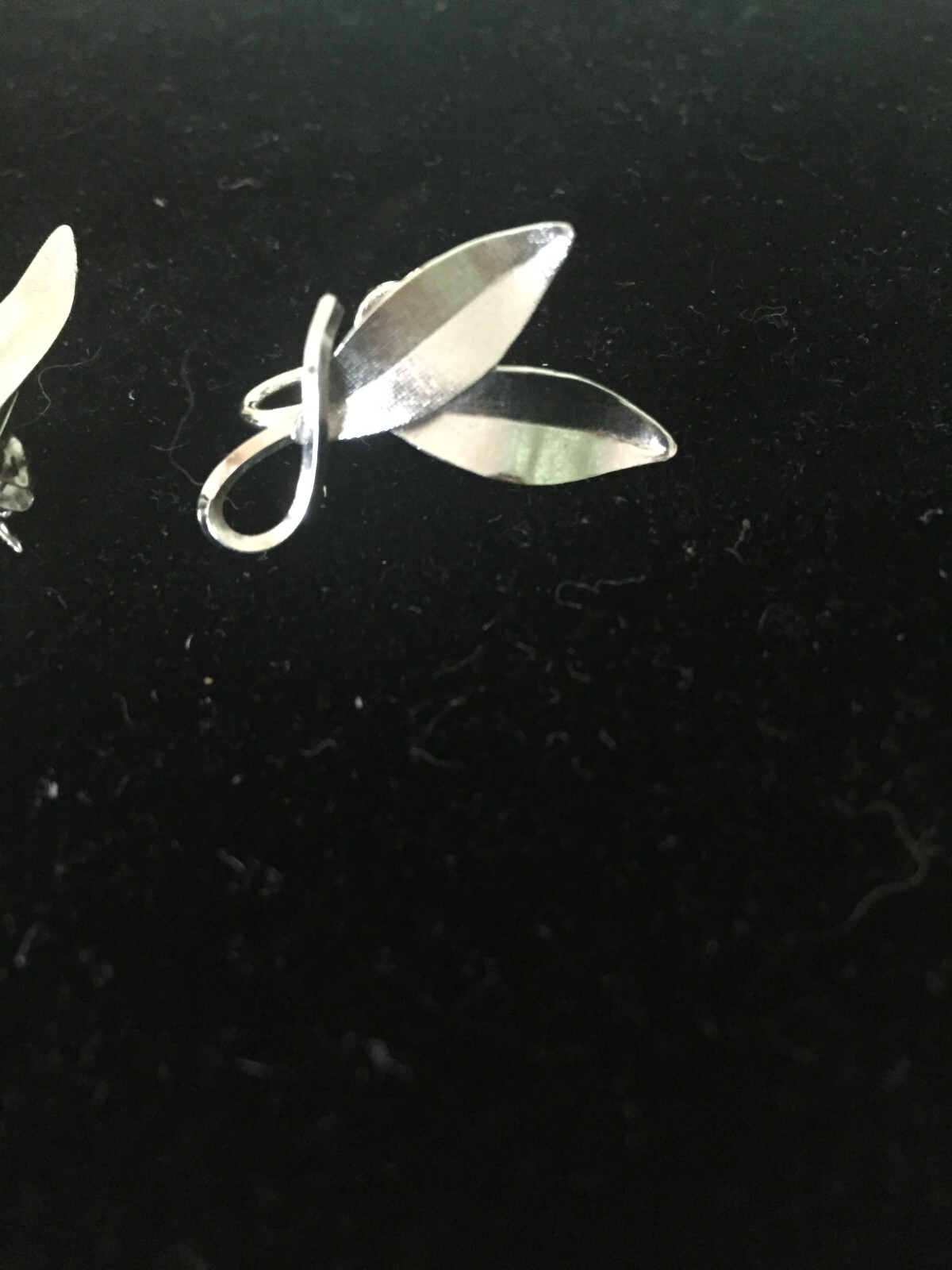 Vintage 1940s–1980s Star Art Sterling Silver Leaf Brooch & Screw-Back Earring Se