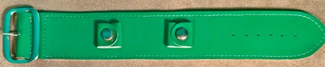 Vintage – Kelly Green Vinyl Watchband – 70’s