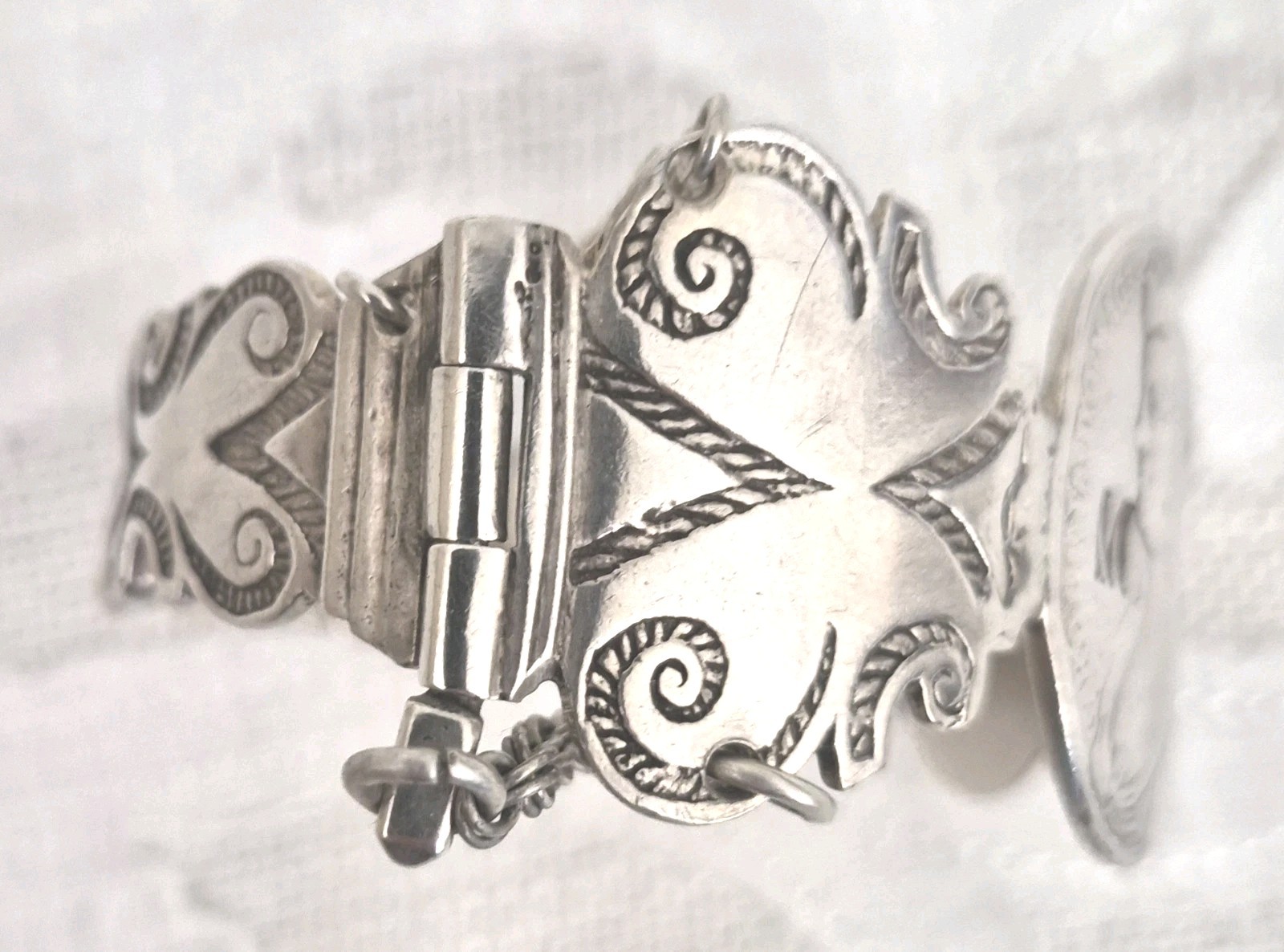 Sterling Silver! 1727 Queen Caroline Coronation Coin Bracelet. ONLY 400-800 Mtd.