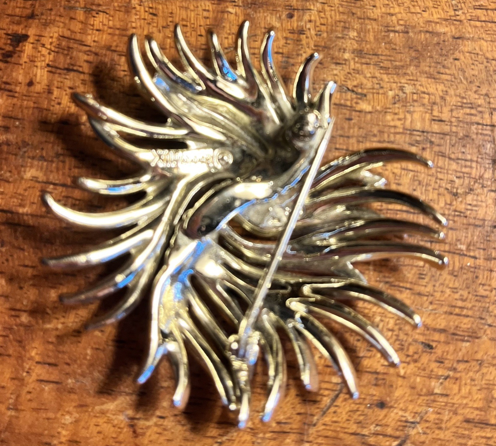 9 Vintage Signed Gold Toned Brooches (Coro, Kramer, Tifari)