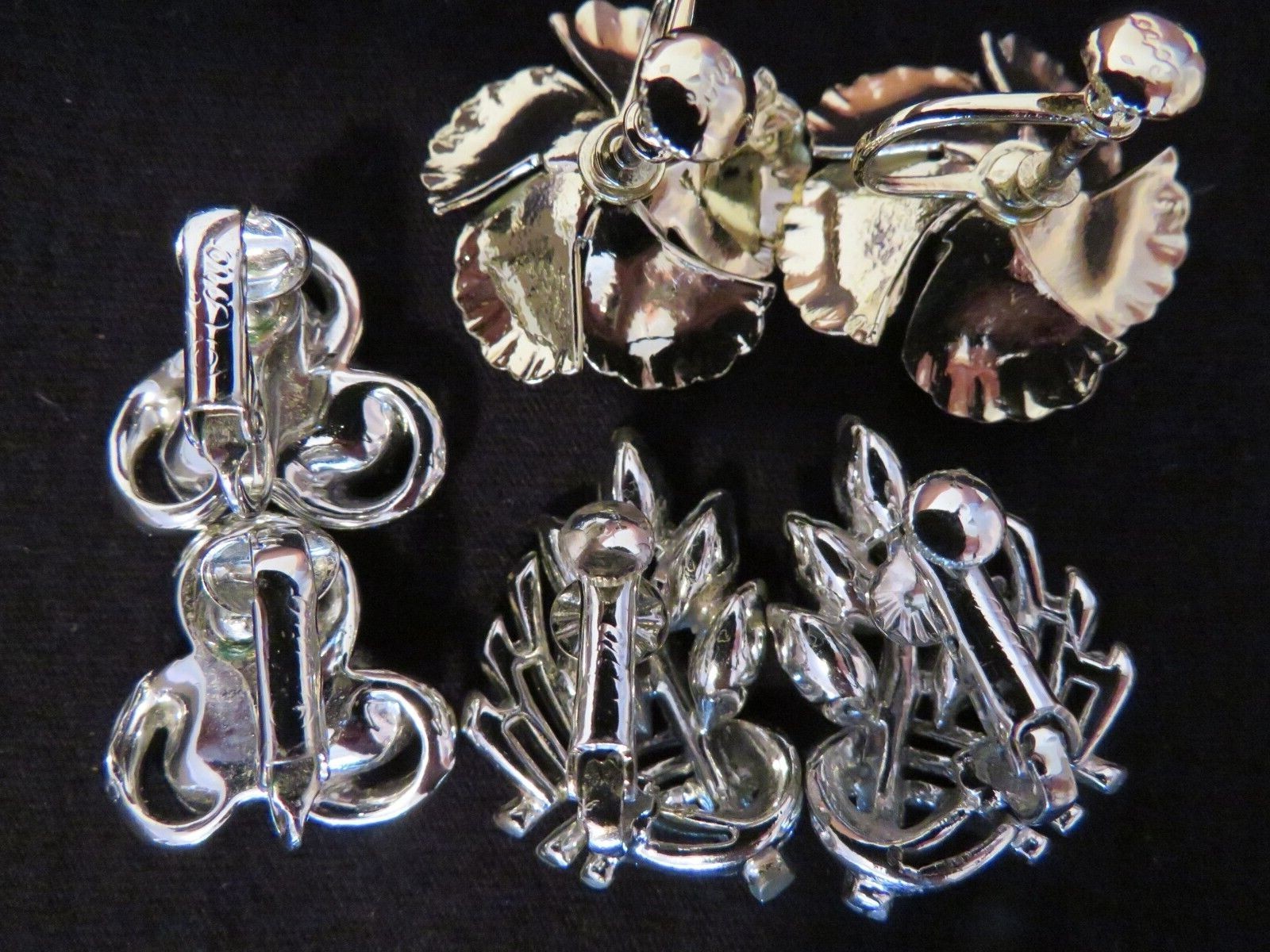 VINTAGE LOT 9 Signed Earrings RARE Kramer Renoir Matisse C. Stein Monet Coro