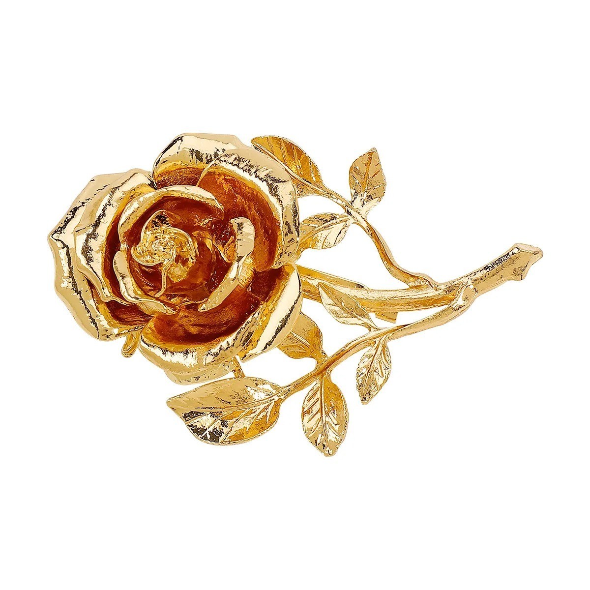 2 PCS Vintage Flower Alloy Brooch Pin Women Fashion Jewelry Vase Style Accessory