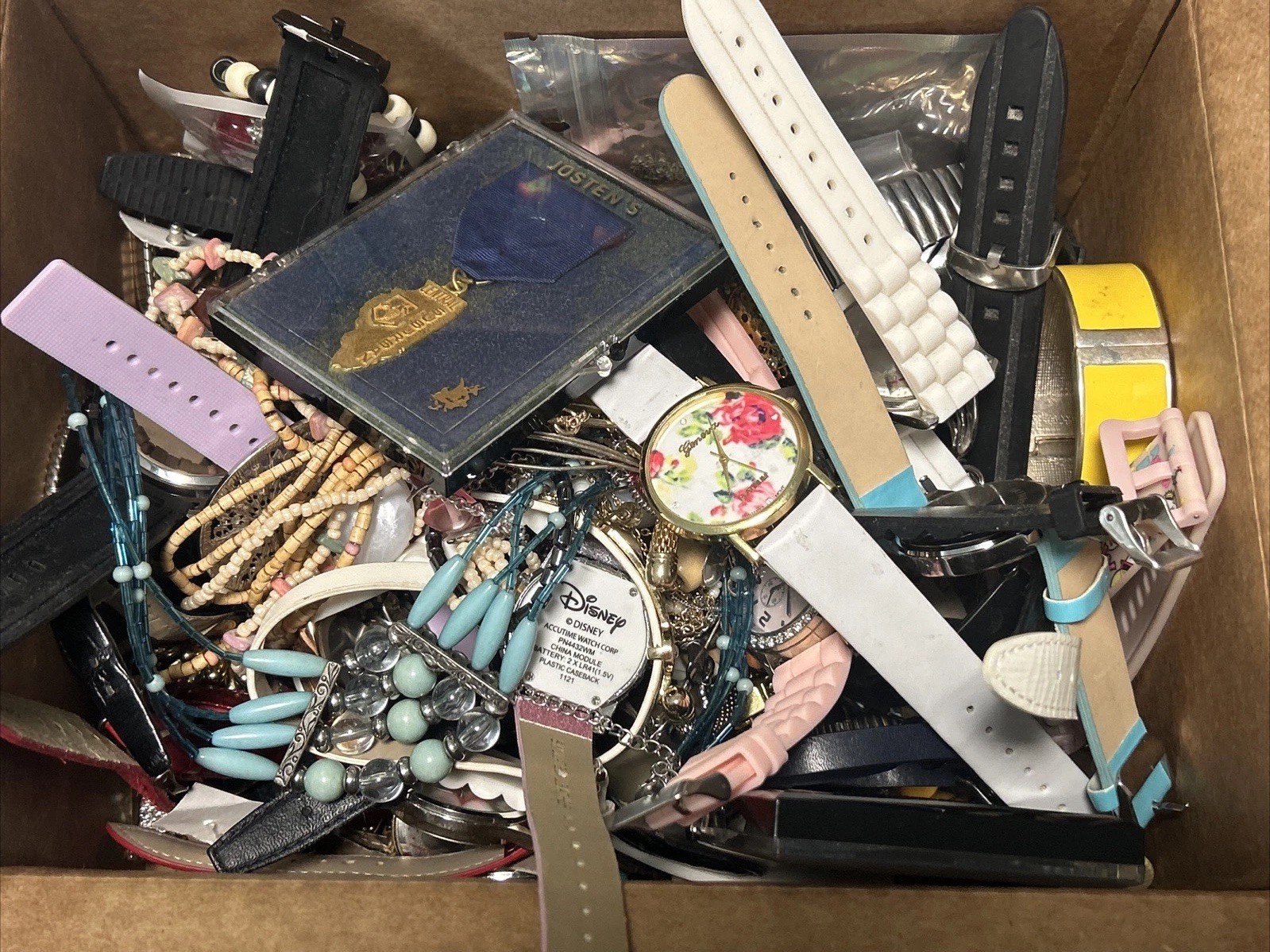 HUGE 5 + Lbs Jewelry WEARABLE Lot Tangled Unsearched VINTAGE ESTATE TREASURE