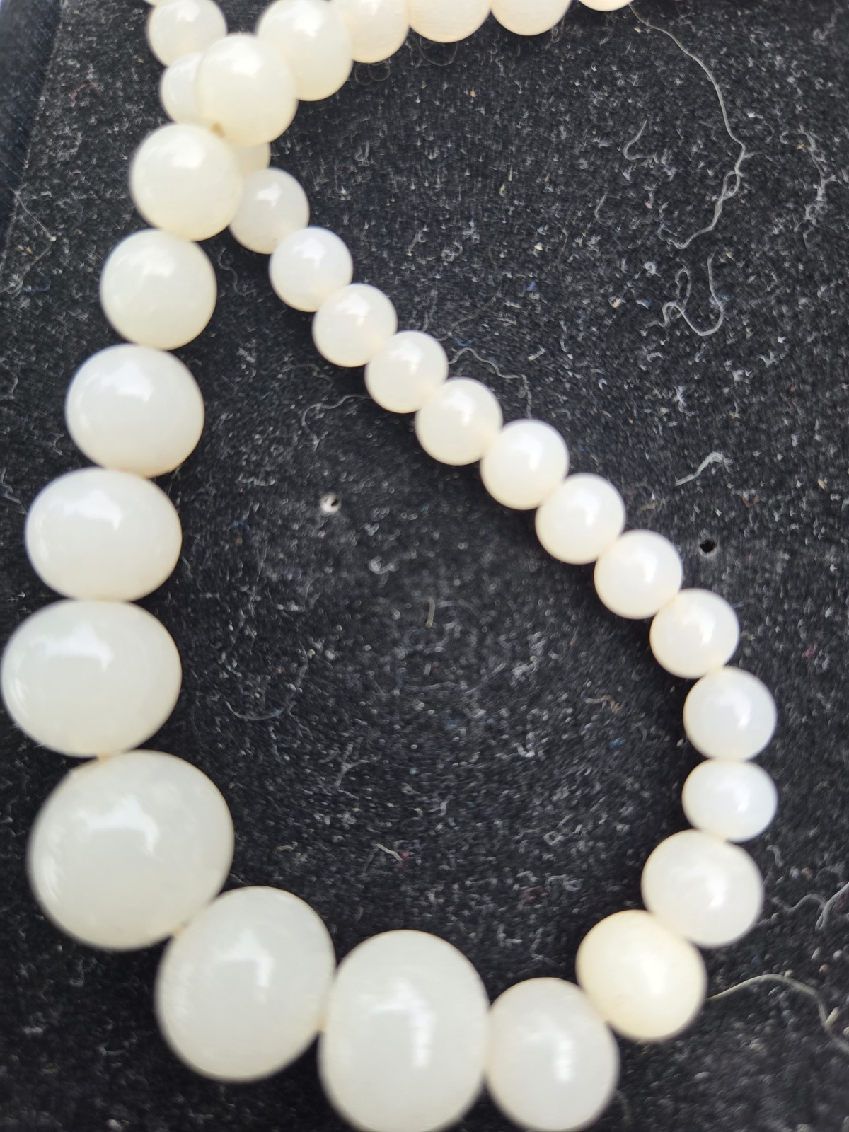 Antique all Natural Pearl Necklace strand 17″ Every Pearl Is different