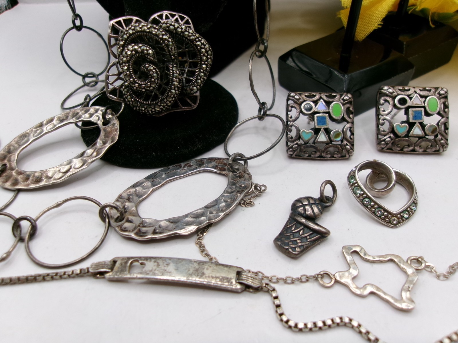Sterling Silver Jewelry Lot~78 Grams~SILPADA~JAMES AVERY~AVON~ITALY~SD~ALL WEAR