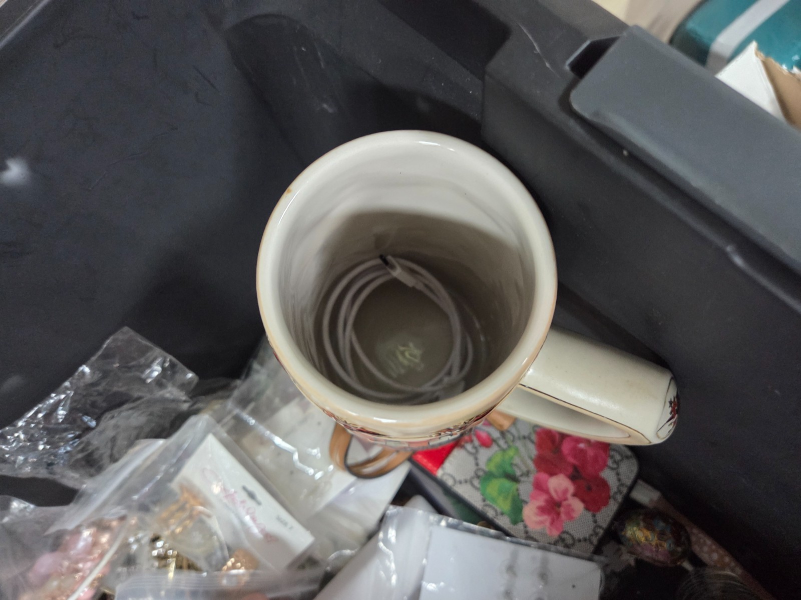 Storage unit find- tote full of jewelry sterling silver