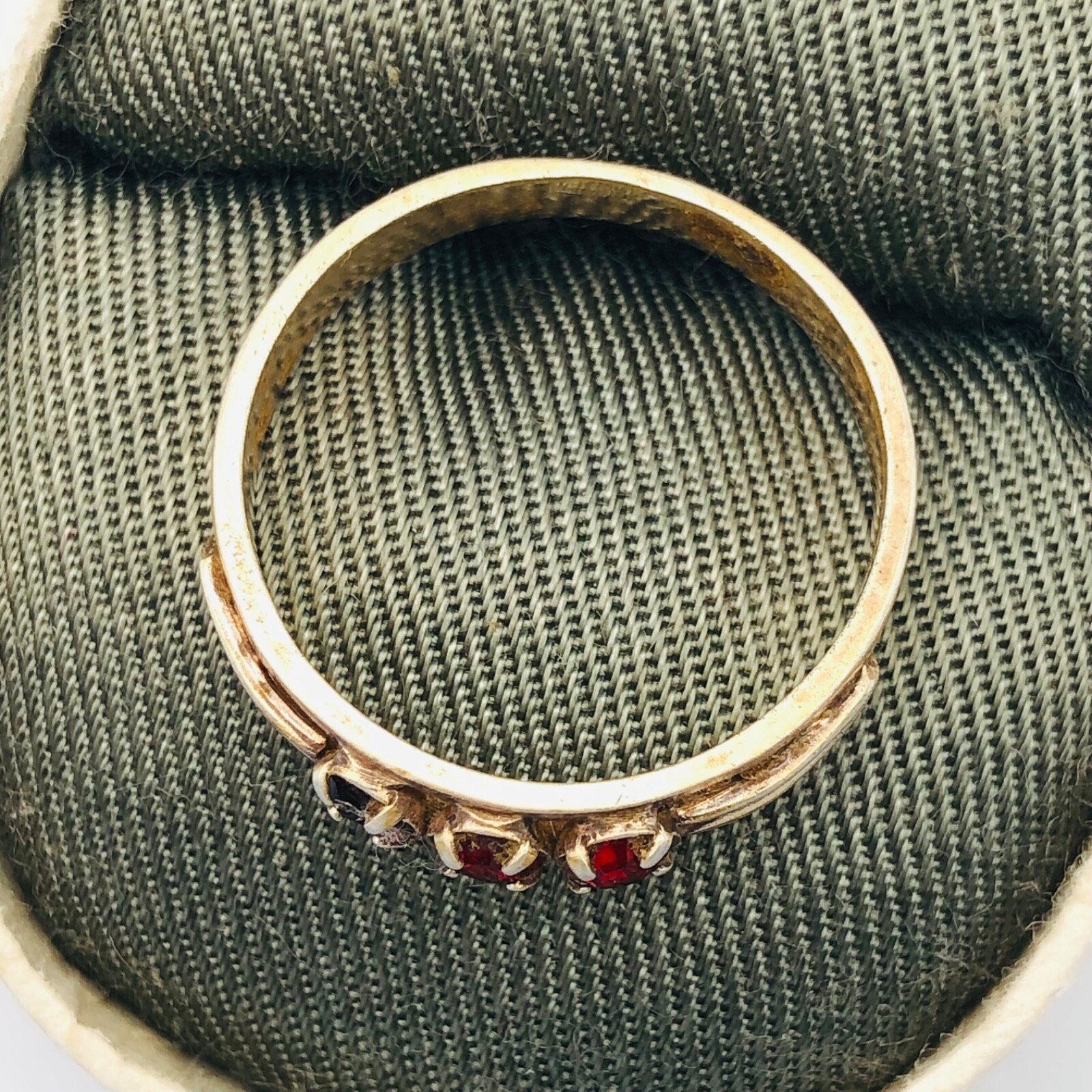 Vintage Soviet Gilding Ring Silver 875 Women’s Jewelry