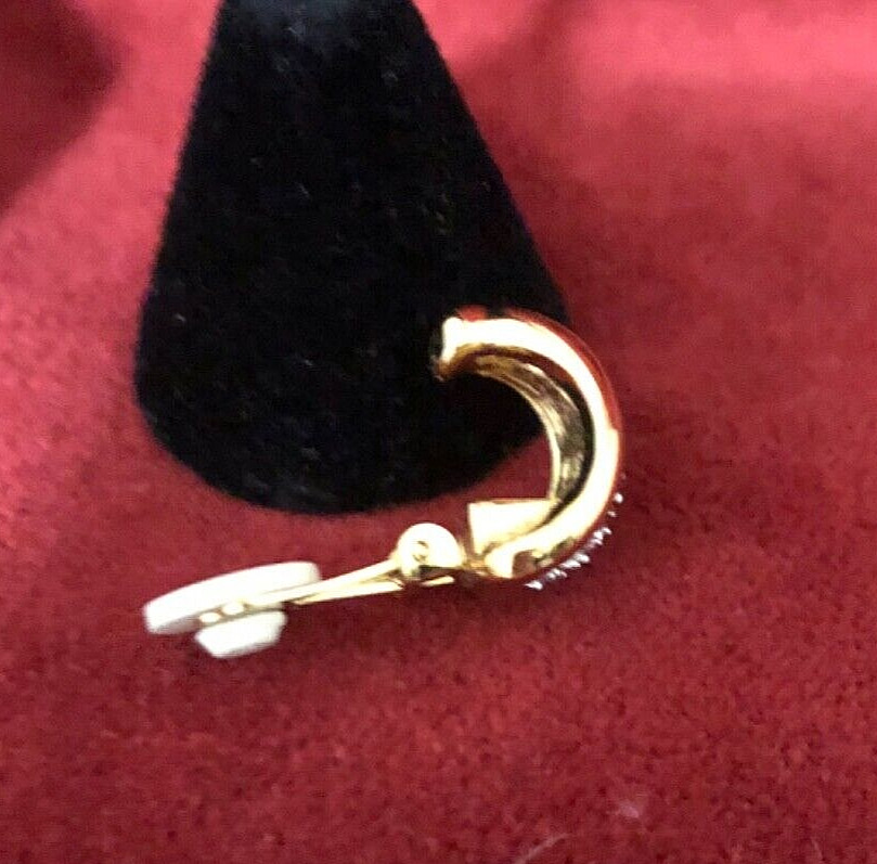 VTG SWAROVSKI Jeweler’s Collection Gold-Plated EARRINGS SWAN+SIGNATURE+COPYRIGHT