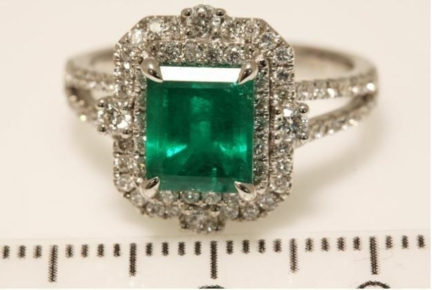 Art Deco 3.40 Ct Green Emerald Antique Vintage Engagement Ring 925 Silver