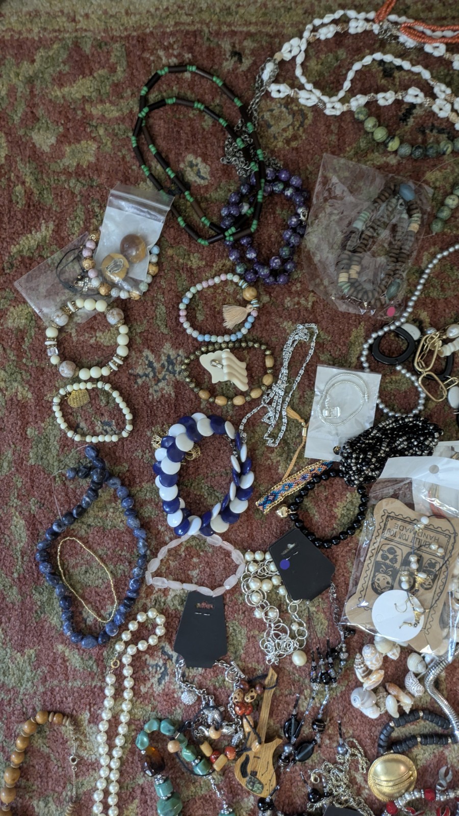 17 Lbs Of Unresearched Vintage/Modern/New Resell Or Crafting Jewelry Lot