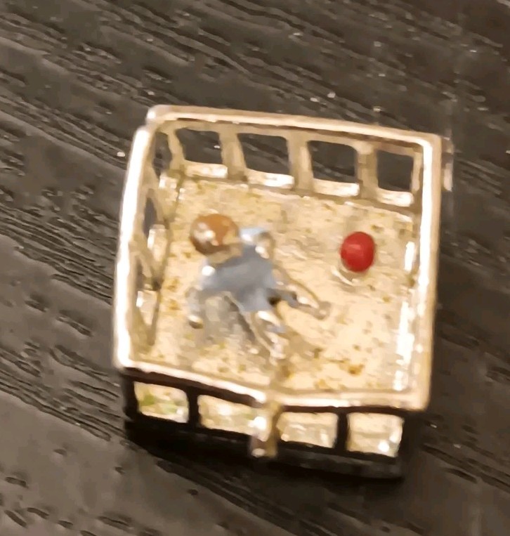 Vintage Decorative Cute Silver Children’s Playpen Charm