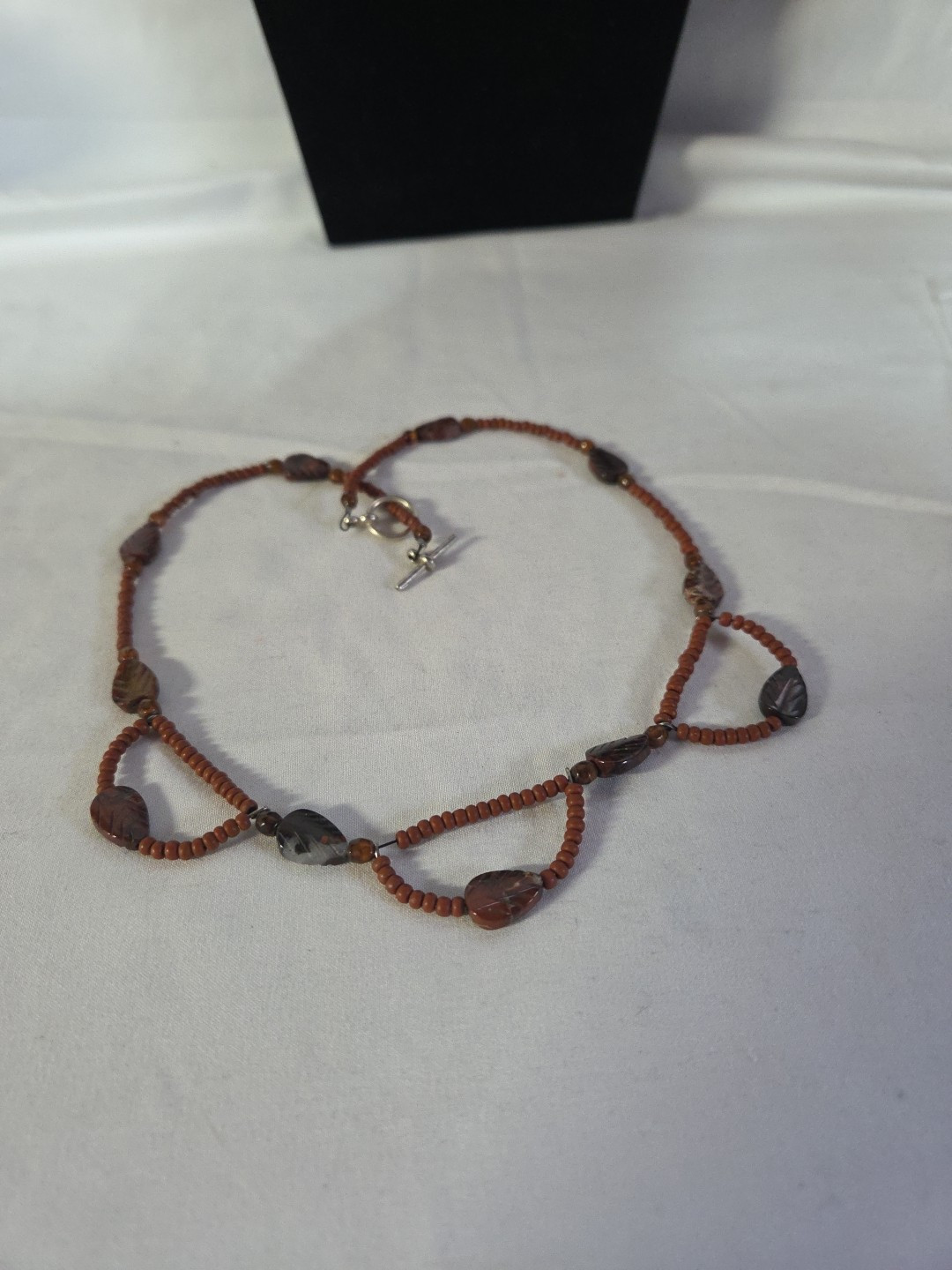 Vintage Gemstone Necklace, Navajo/Southwest, Beautiful Detail – 16″ (915)