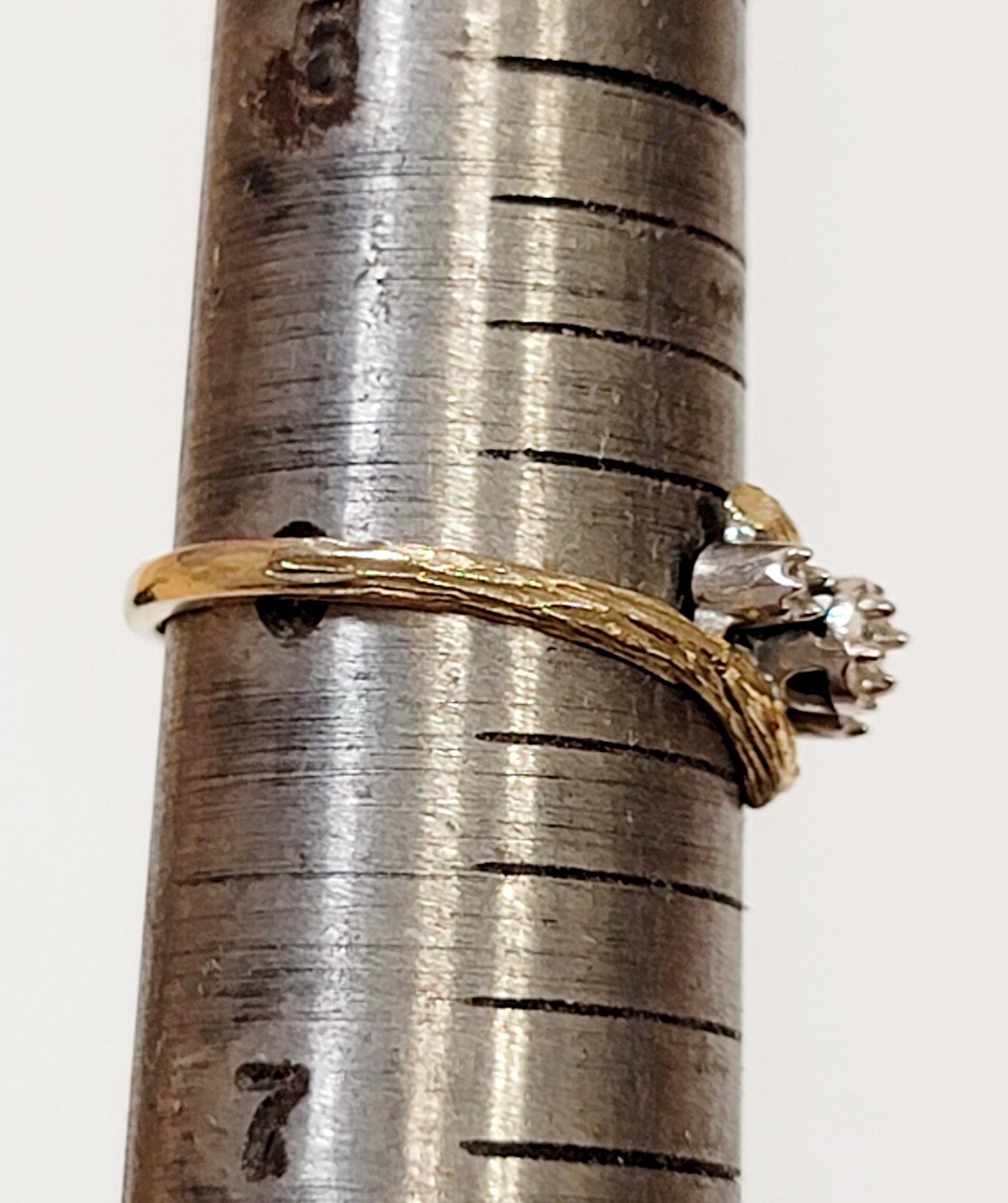5 Vintage Brass Wedding Rings Salesman Samples No Stones Size 5.5 To 6.5