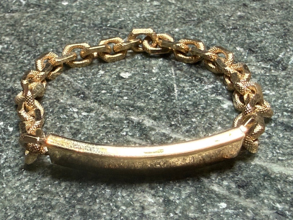 Vintage SPEIDEL Gold Tone ID Bracelet – Not Engraved