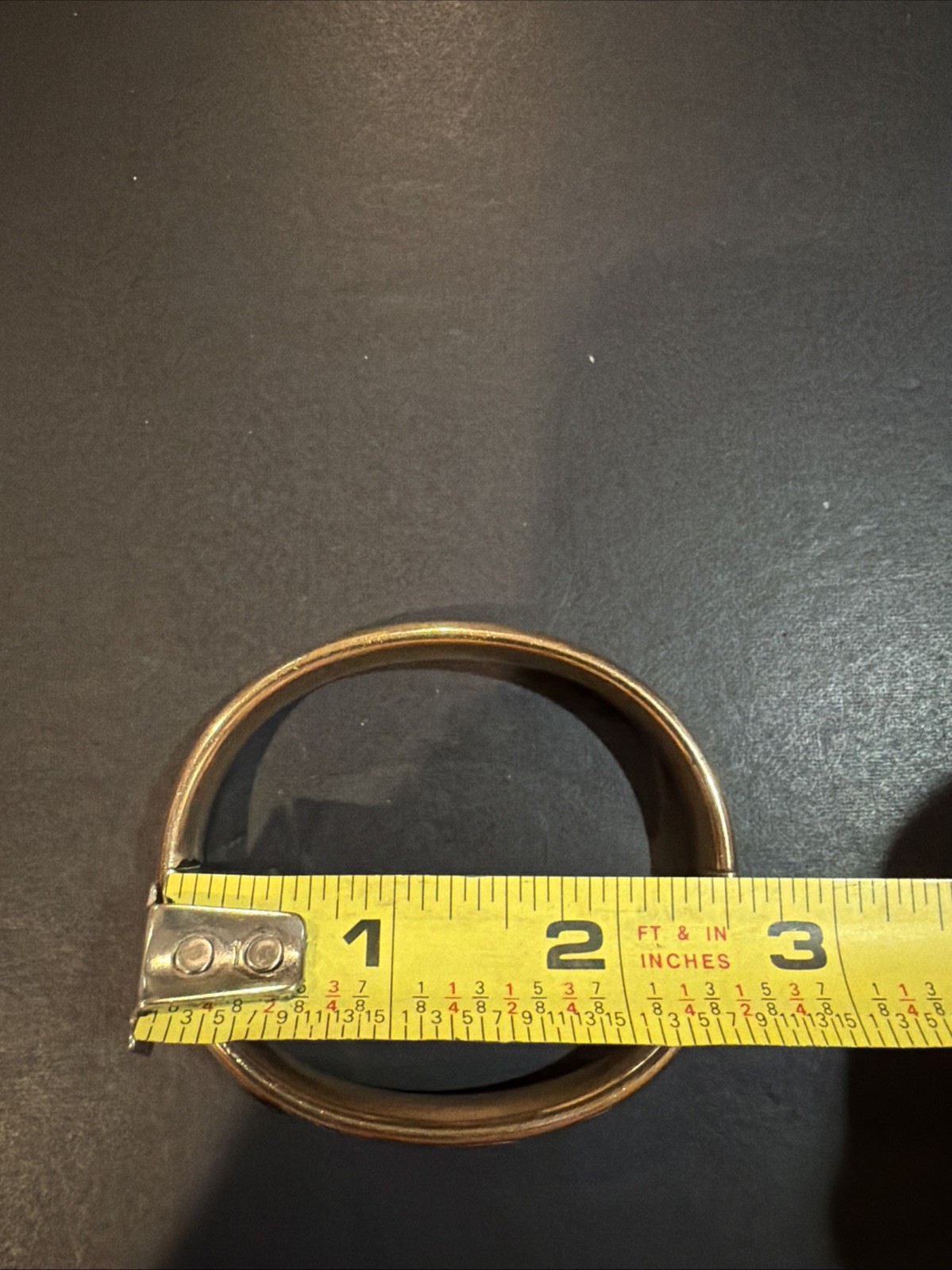 Vintage Gold Filled Engraved Hinged Bangle Bracelet Floral Etched